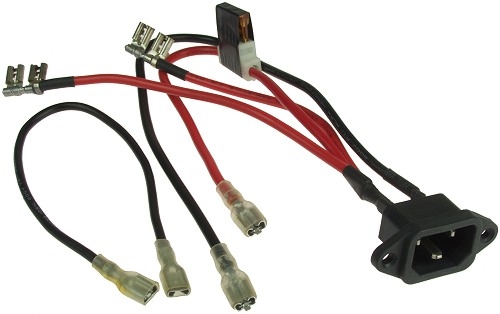 Battery Pack Wiring Harness for IZIP AL1020, CB24X450, CB26, EzGo, Trailz ST, Via Mezza, and X-Cel Electric Bicycle 