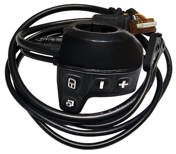 Button Pad for IZIP Path Plus, Raleigh Detour, and Raleigh Venture with TranzX Motors, DP12C 