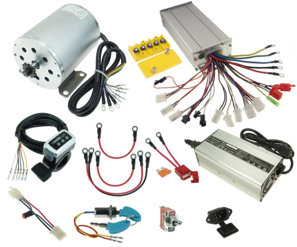 48 Volt 1800 Watt Electric ATV and Quad Power Kit with Reverse, No Batteries 