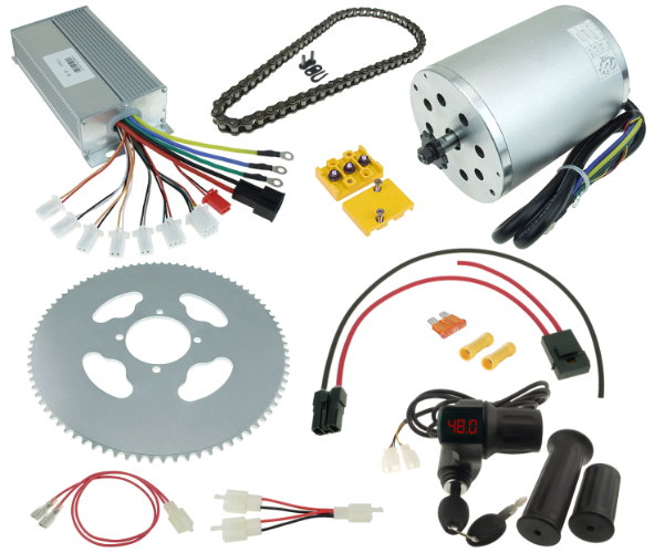 48 Volt 1800 Watt Modification Kit for LiFePO4 or Li-ion Battery for Razor MX500, MX650 and SX500 Dirt Bike 