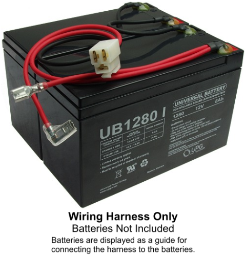 Battery Pack Wiring Harness for Version 1-4 Razor E300 and E325 Electric Scooters 
