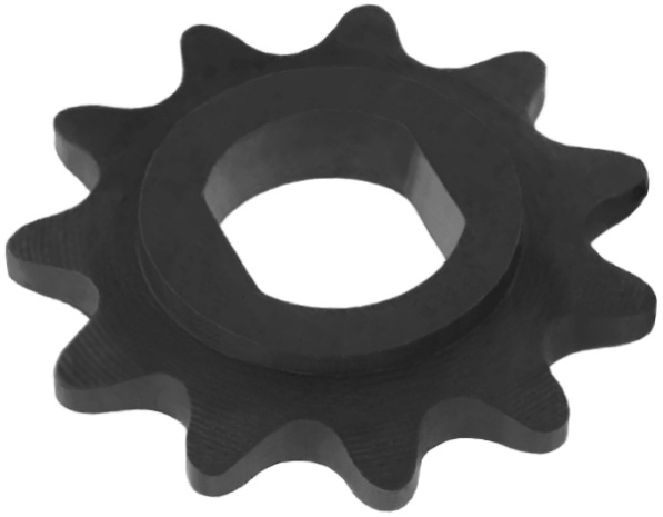 11 Tooth 10mm Double D-Bore Sprocket for #25 Chain 