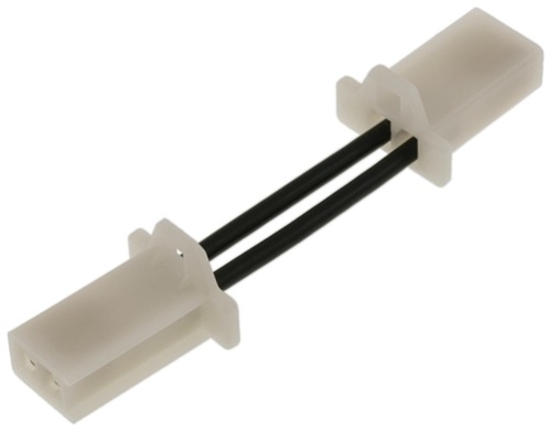 2 Terminal Female Plug to 2 Terminal Male Plug Adapter 