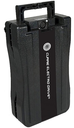 eZip and IZIP Electric Bicycle Battery Pack Case with Button Terminal Connector (Batteries Not Included) 