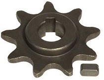  9 Tooth 11mm Bore Sprocket for 1/2"x1/8" Bicycle Chain - Fits Currie, eZip, and IZIP Electric Bicycles 