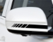 Black Angled Racing Stripe Graphics Stickers - GFX-462