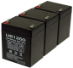 Three Quantity 12 Volt 5 Ah Batteries with 12 Month Warranty (Price Includes $19.60 USPS Priority Mail Flat-Rate Shipping Fee) - BAT-12V5AX3FR