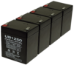 Four Quantity 12 Volt 5 Ah Batteries with 12 Month Warranty (Price Includes $19.60 USPS Priority Mail Flat-Rate Shipping Fee) - BAT-12V5AX4FR