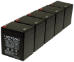 Five Quantity 12 Volt 5 Ah Batteries with 12 Month Warranty (Price Includes $28.70 USPS Priority Mail Flat-Rate Shipping Fee) - BAT-12V5AX5FR
