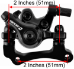 Zoom Disc Brake Caliper with Brake Pads BRK-720L-V2 - BRK-720L-V2