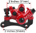 JAK Super Brake Disc Brake Caliper with Brake Pads BRK-720R-V3 - BRK-720R-V3