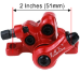 JAK Super Brake Disc Brake Caliper with Brake Pads BRK-720R-V4 - BRK-720R-V4