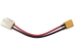 2 Terminal 6.3mm Male Connector to XT60 Female Connector Adapter - ADP-M632-XT60F