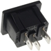 3 Pin Press-Fit House Charger Port with 1/4" Terminals - CNX-617