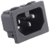 3 Pin with Groove Press-Fit House Charger Port with 3/16" Terminals - CNX-618