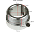 Freewheel to Axle Adapter with 1.375" x 24 TPI Right Hand Threads for 1" Axle - FWM-ADAPTER1