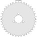 40 Tooth Sprocket for #35 Chain with R34 Mounting Pattern - SPR-3540R34