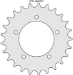 25 Tooth Sprocket for #41 and #420 Chain with F5 Mounting Pattern - SPR-42025F5