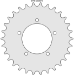 30 Tooth Freewheel Sprocket for #41 and #420 Chain with F5 Mounting Pattern - SPR-42030F5