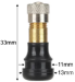 Straight Valve Stem with 11mm Seat for Tubeless Tire, 29mm - VST-102